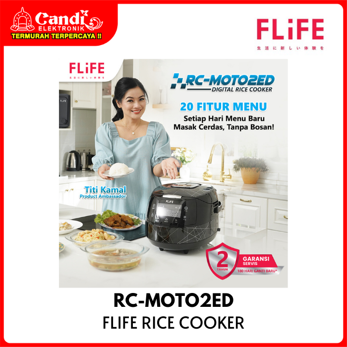 Rice Cooker Flife 2l Rc-moto2ed  